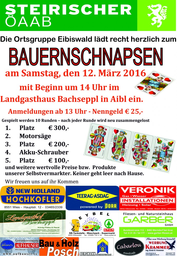 Bauernschnapsen 2016